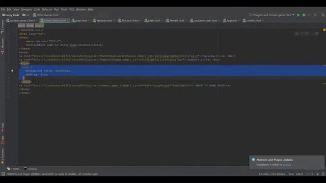 Introduction to Tags | WebStorm 2017.1.5 смотреть онлайн