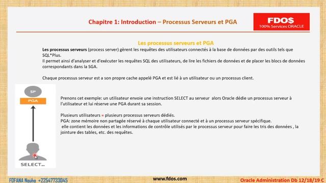 Administration Oracle DB 12/18/19C: 3. Processus Serveurs et PGA смотреть онлайн