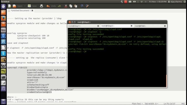Openldap ppolicy and replication (replica &multimaster) смотреть онлайн