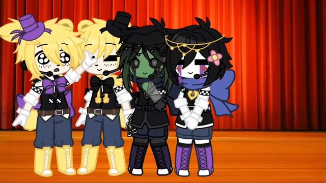 If Fredbear Family Dinner past meet future || FNAF || Gacha Club смотреть онлайн