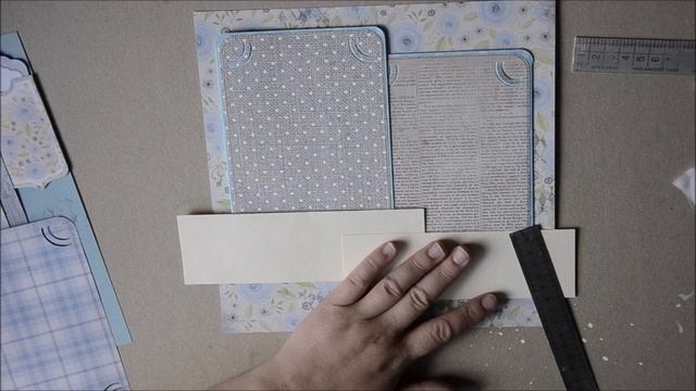 Скрапбукинг. Baby scrapalbum tutorial. Part1. Мастер-класс по альбому. Часть1. смотреть онлайн