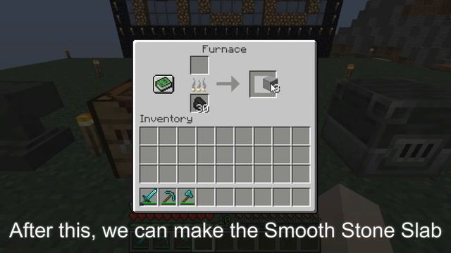 Minecraft Survival: How to Make Smooth Stone Slab смотреть онлайн