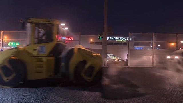 Timelapse: строительство эстакад на трассе М-7 в Балашихе смотреть онлайн