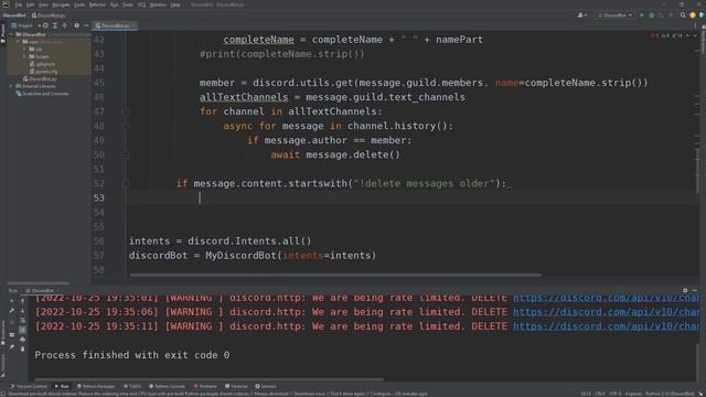 Nachrichten Löschen Basierend auf Autor, Inhalt, Datum | Discord Bot in Python Programmieren #3 смотреть онлайн