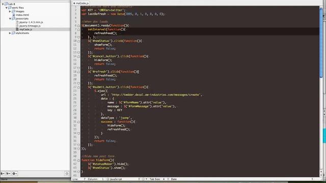 Web Design DeCal Fa10 Class Mini-Project 3: tWDDr - setInterval / setTimeout смотреть онлайн