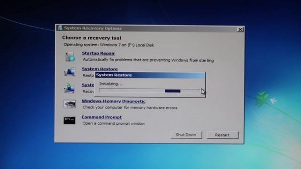 Windows 7 - System Recovery Options - Como resolver