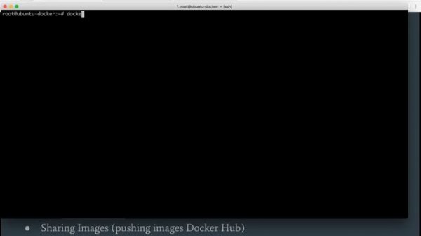 Docker Images - Running, Updating, Committing and Sharing images on Docker Hub