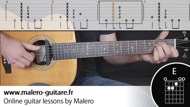 Ben. E King - Stand By Me Play Along Guitar with Tab & Chords смотреть онлайн