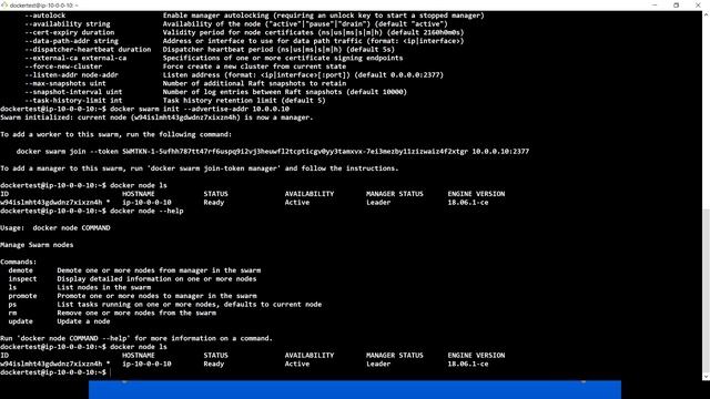 Docker Tutorial - Docker Swarm - Swarm Manager, Worker, Swarm Mode, Swarm nodes - Part17 смотреть онлайн