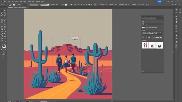 Generate Vectors with AI in Adobe Illustrator | Text to Vector Graphic смотреть онлайн