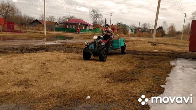 мотоблок своими руками! (покатушки!) смотреть онлайн