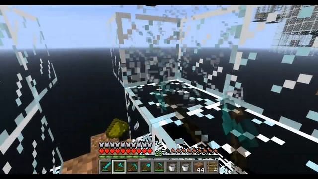 Выживание в бутылке #13 - СНЕГОВИК - Minecraft Survival Map смотреть онлайн