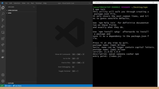 part 1 how to create packageJson смотреть онлайн