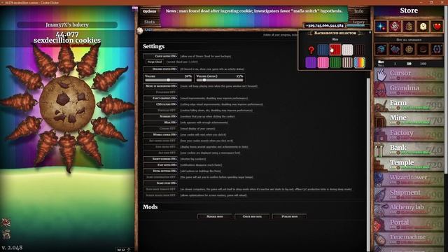 Cookie Clicker: Version 2.048 - Cortex Bakers, Unshackling Prestige, Glucosmium Tier & More! смотреть онлайн