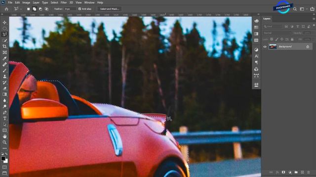 How to Fake the Motion with Blur Effect in Still photos | Adobe Photoshop Tutorial смотреть онлайн