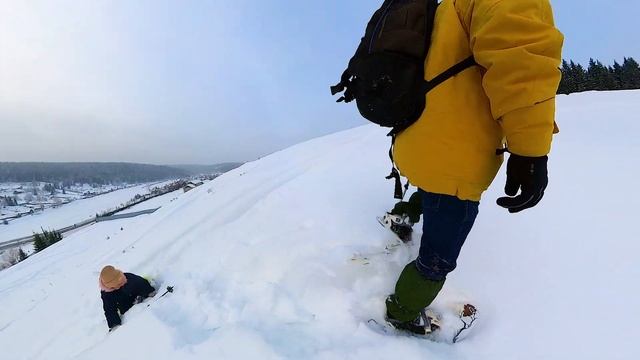 На снегоступах TSL с ребенком. Личный опыт