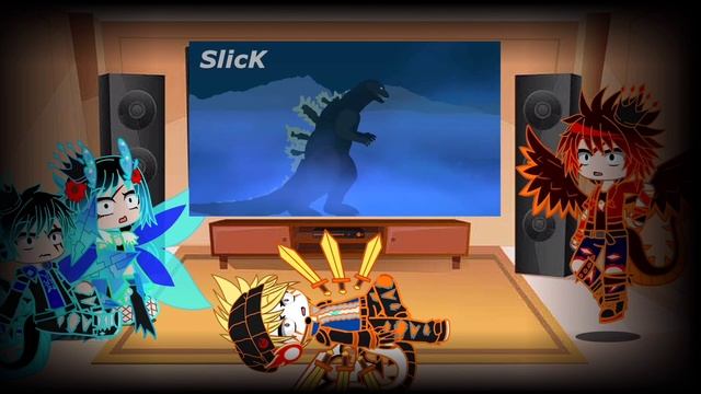 human kaijus react to godzilla battle royale by @slick4785 смотреть онлайн