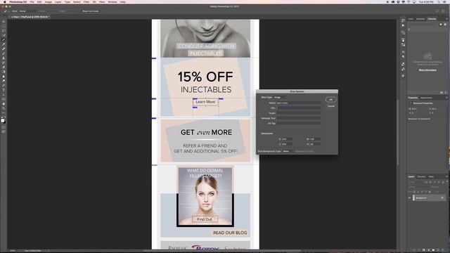 How to make an e-blast/newsletter in Photoshop, Dreamweaver and MailChimp (Part one) смотреть онлайн