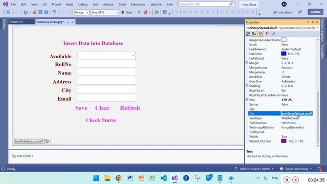 How to insert data into MySQL Database using Visual Studio 2022|C#basictools | #xamppserver смотреть онлайн