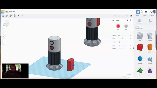 TinkerCAD Lightsaber