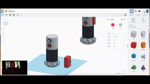 TinkerCAD Lightsaber