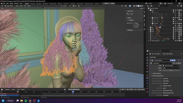 Hair mastery with Nodes - Part 01 - Introduction смотреть онлайн