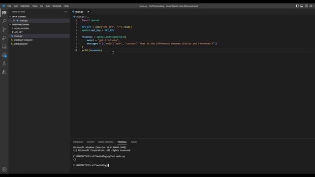 How to use OpenAI ChatGPT in Python | Configuration step by step смотреть онлайн