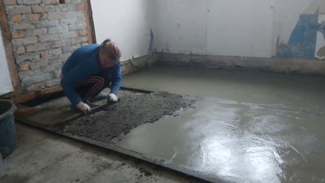 ремонт старого дома в Германии/ ремонт своими руками/ бетонная стяжка смотреть онлайн