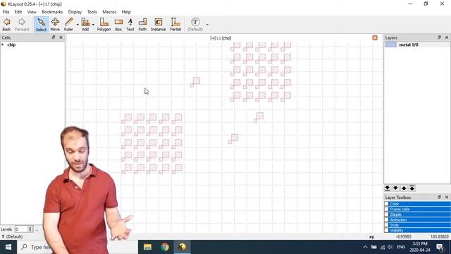 KLayout Tutorial #3: Cell Hierarchy Part 1 смотреть онлайн