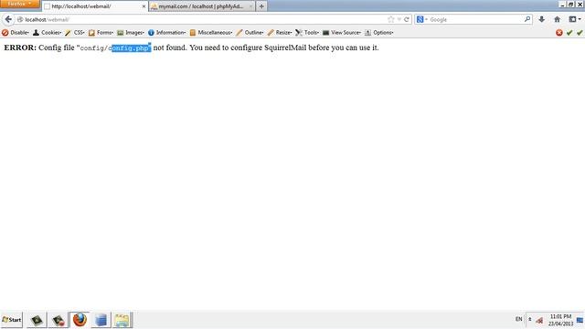 WAMP hMAIL Squirrelmail Configration on Windows 7 смотреть онлайн
