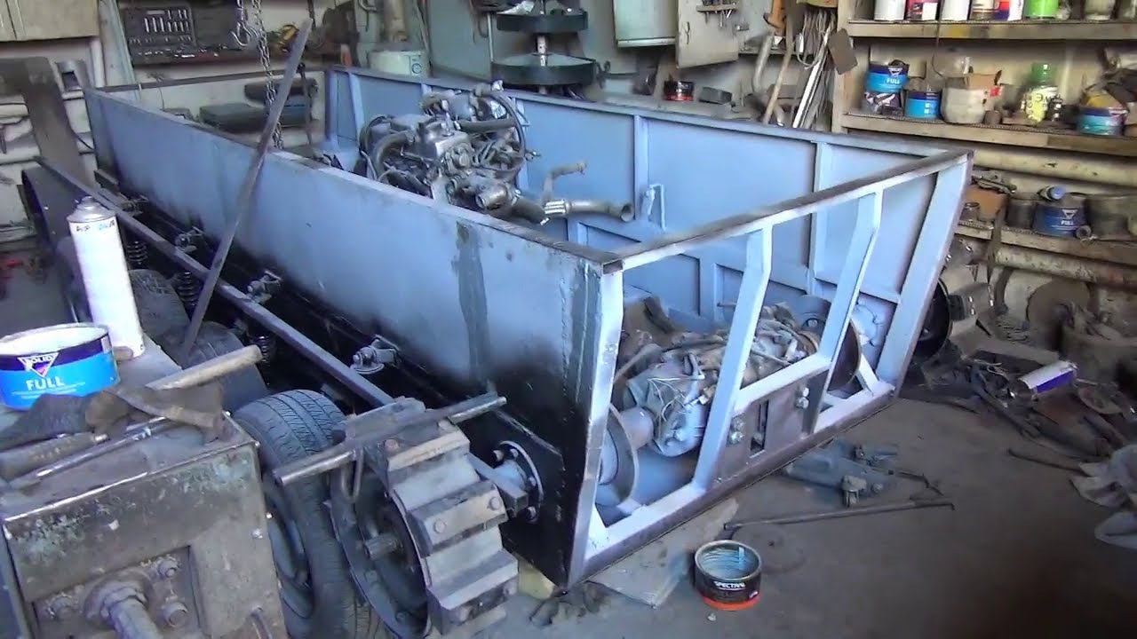 Гусеничный вездеход деда Ивана ( постройка ) смотреть онлайн