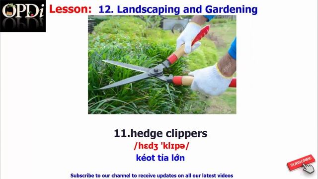Oxford dictionary - 12. Landscaping and Gardening - learn English vocabulary with picture смотреть онлайн