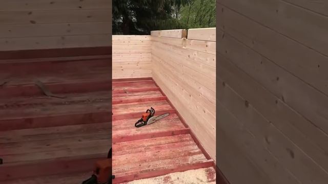 Сборка бани из бруса под ключ на участке смотреть онлайн