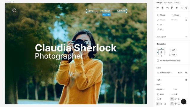 How to design a portfolio Website using Figma in 5 mins | Coding & Design смотреть онлайн