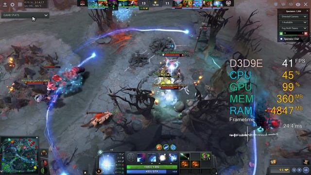 AMD Radeon HD 5750 -- Intel Pentium Gold G5400 -- Dota 2 FPS Test смотреть онлайн
