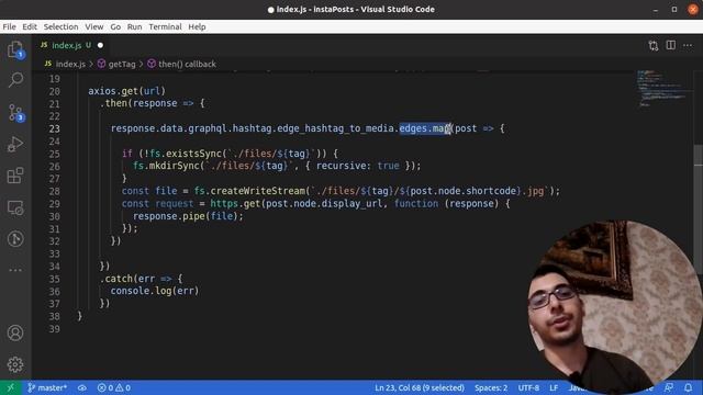 Instagram download a single post or a tags posts in node js смотреть онлайн