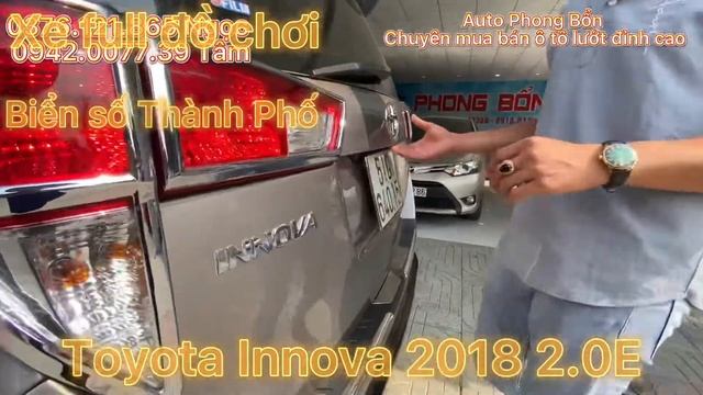 Toyota Innova sản xuất 2018 2.0E смотреть онлайн