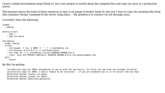DevOps & SysAdmins: Gitlab CI - Deploy via SSH to remote server (2 Solutions!!) смотреть онлайн