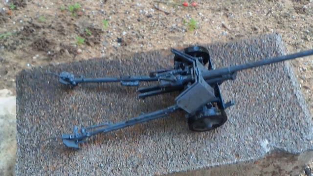 Противотанковая пушка PAK 40/L46 Tamiya 1/35. Покрытие матовым лаком. смотреть онлайн
