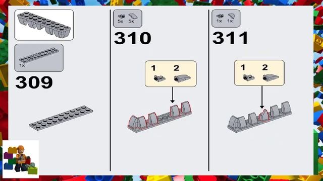 LEGO instructions - Bricklink - Designer Program 2021 - 910001 - Castle in the Forest смотреть онлайн