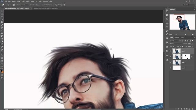 Photoshop tutorial painting look | photo manipulation cs6/cc digital art смотреть онлайн