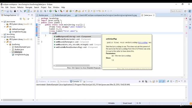 JLabel in Java || JLabel in Java Using Swing смотреть онлайн