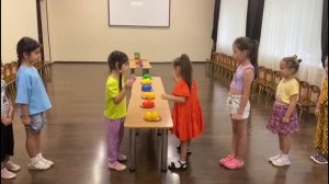 "Ритмическая игра" Дети подготовительной группы, 2023 год.