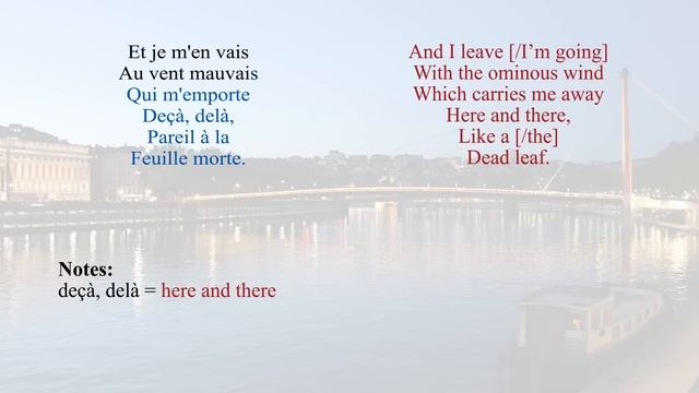 French Poem - Chanson d'Automne by Paul Verlaine - Slow and Fast Reading смотреть онлайн