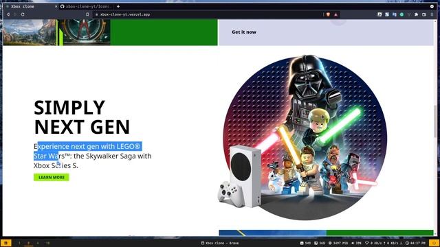 Xbox Landing Page Clone with React and Styled Components смотреть онлайн