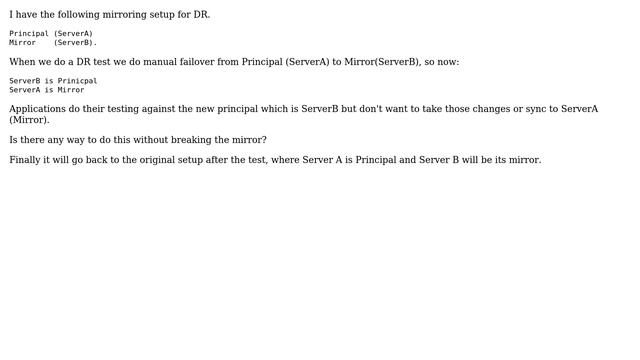 Databases: Sql Server Mirroring Failover and Failback смотреть онлайн