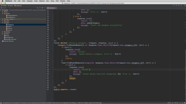 13-Gửi request xóa bản ghi trong MongoDB смотреть онлайн