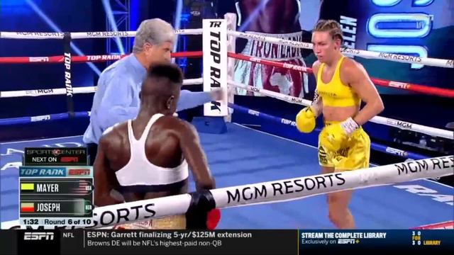 Mikaela Mayer Vs Helen Joseph FULL FIGHT HD BOXING July 14 2020