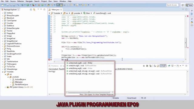 [S01EP09] Zypro erklärt Java | BufferedWriter | Zypro [HD] смотреть онлайн