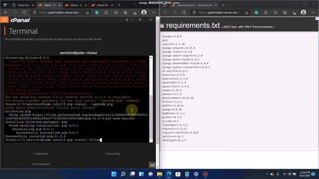 Tutorial / Cara Upload Django di CPanel Full Beserta Menangani Error смотреть онлайн